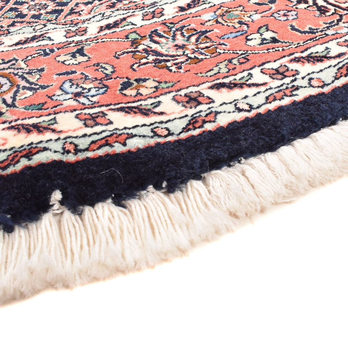 Alfombra persa - Bidjar redondo  - 155 x 155 cm - rojo oscuro