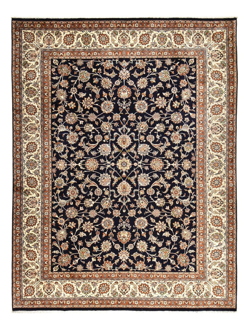 Alfombra persa - Clásica - Real - 389 x 300 cm - azul oscuro