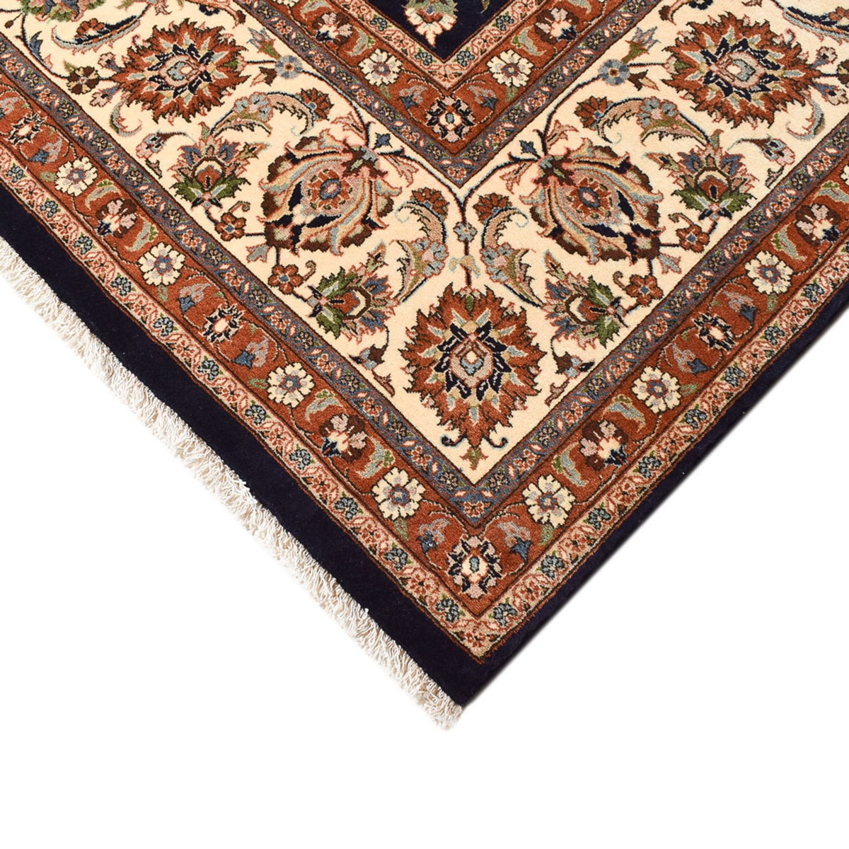Alfombra persa - Clásica - Real - 389 x 300 cm - azul oscuro
