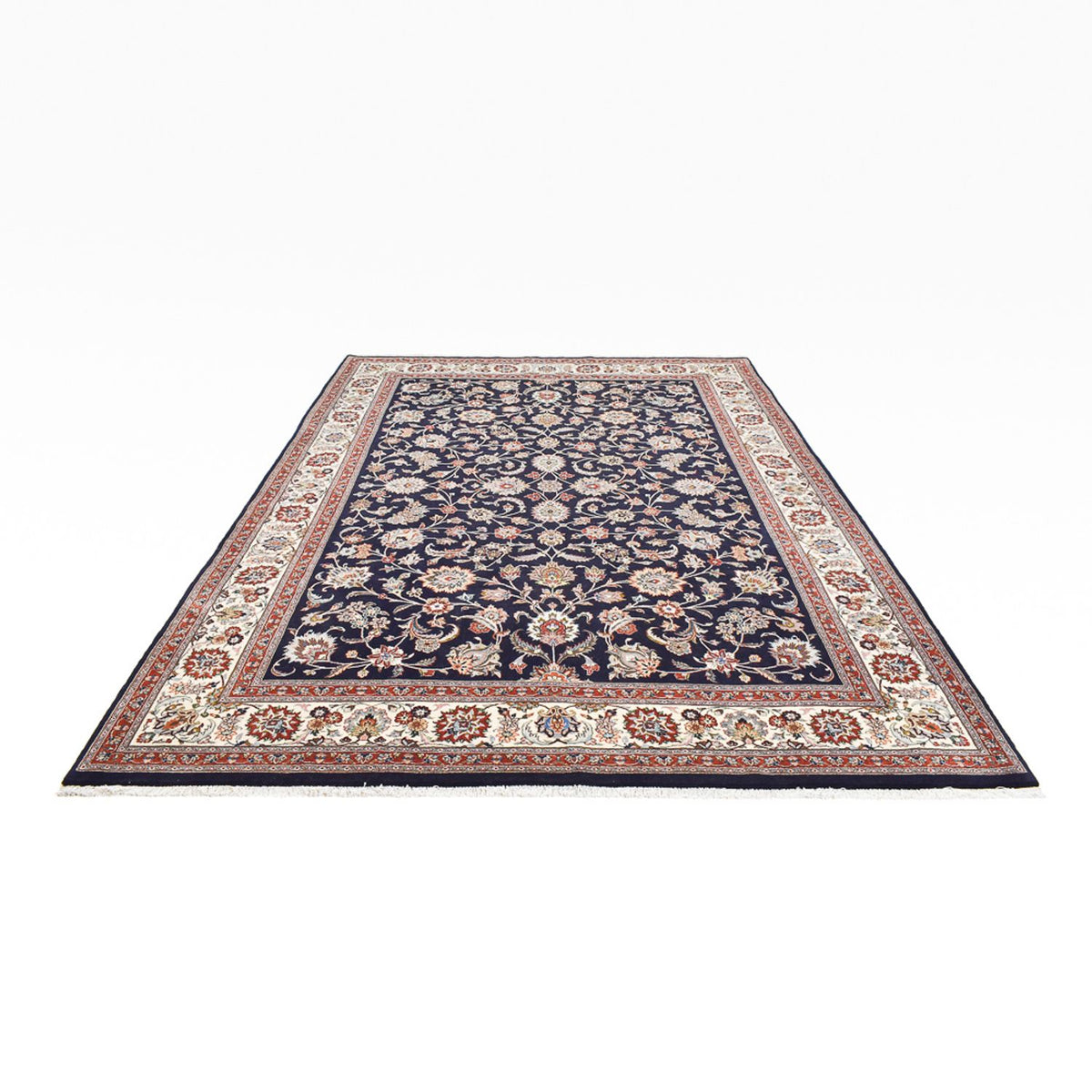 Alfombra persa - Clásica - Real - 350 x 248 cm - azul oscuro