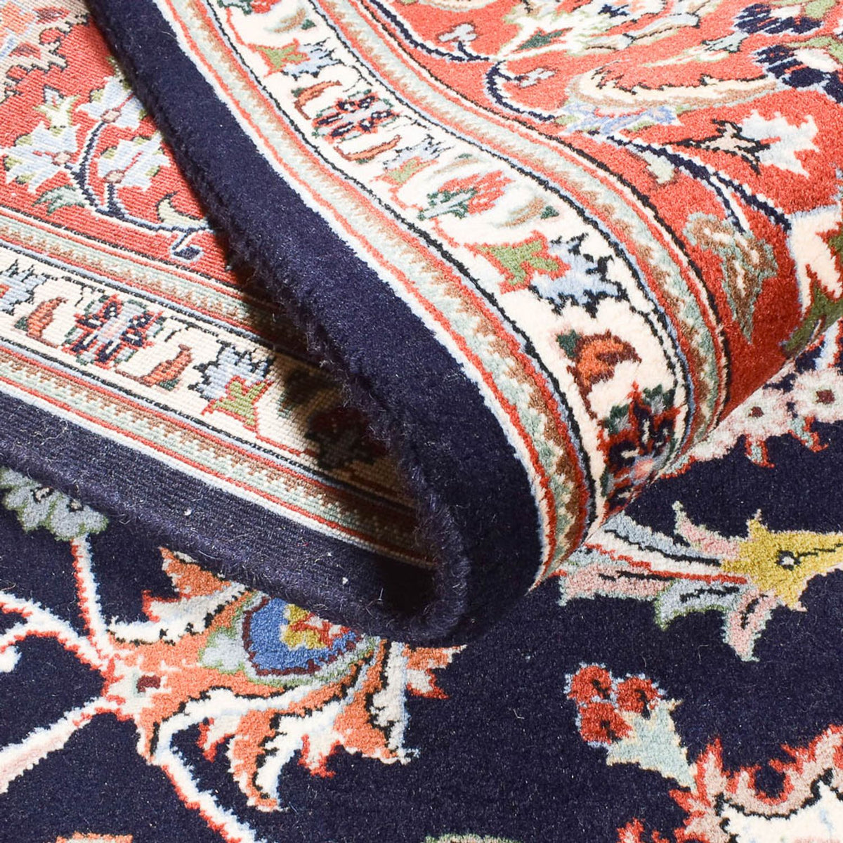 Alfombra persa - Clásica - 291 x 197 cm - azul oscuro