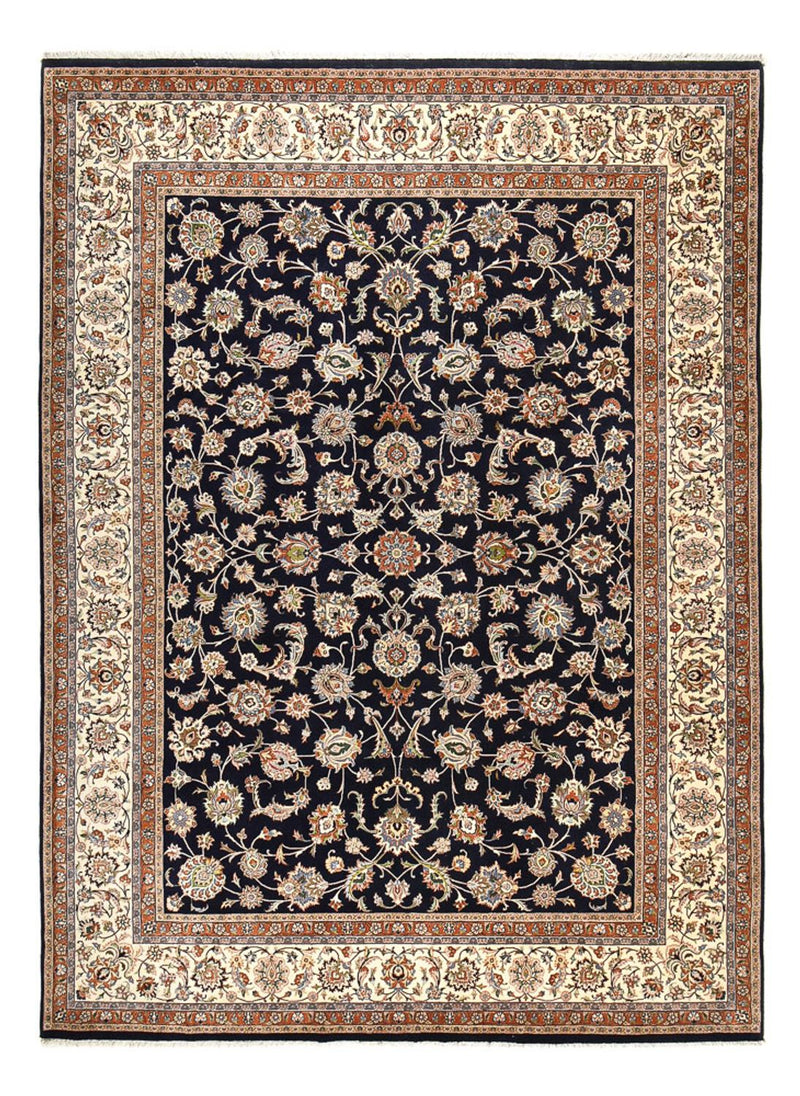 Alfombra persa - Clásica - Real - 400 x 298 cm - azul oscuro