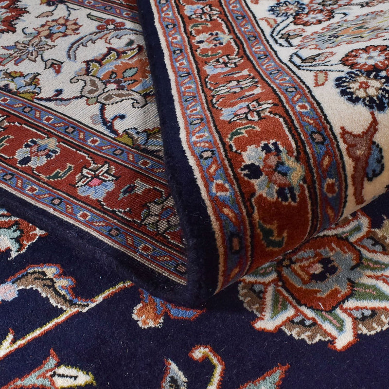 Alfombra persa - Clásica - Real - 347 x 248 cm - azul oscuro