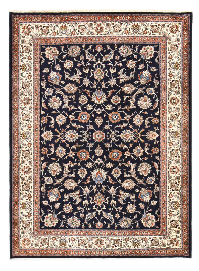 Alfombra persa - Clásica - Real - 343 x 255 cm - azul oscuro