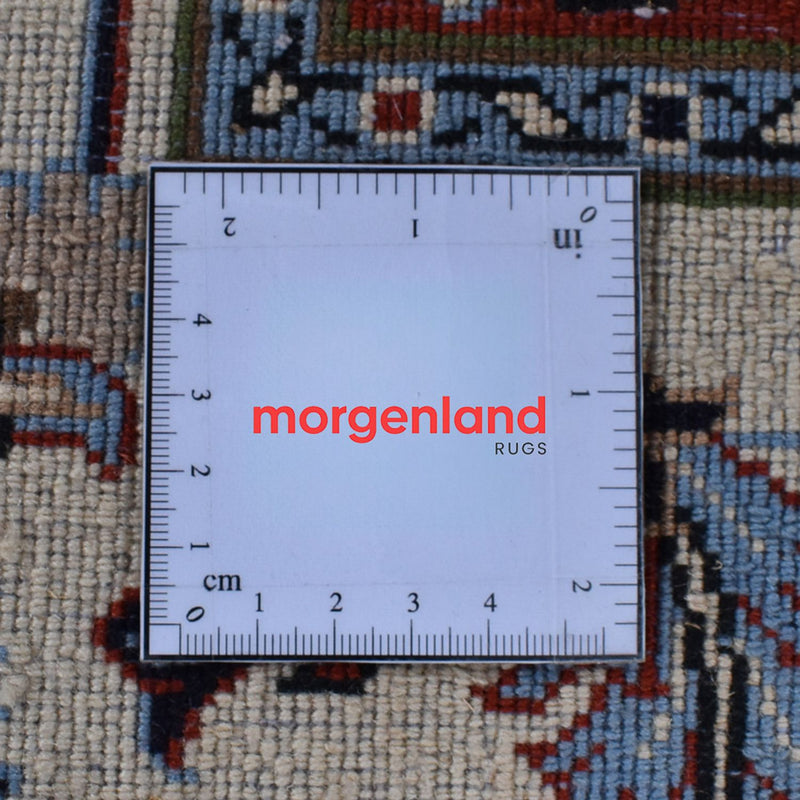 Alfombra persa - Clásica - Real - 332 x 249 cm - azul oscuro