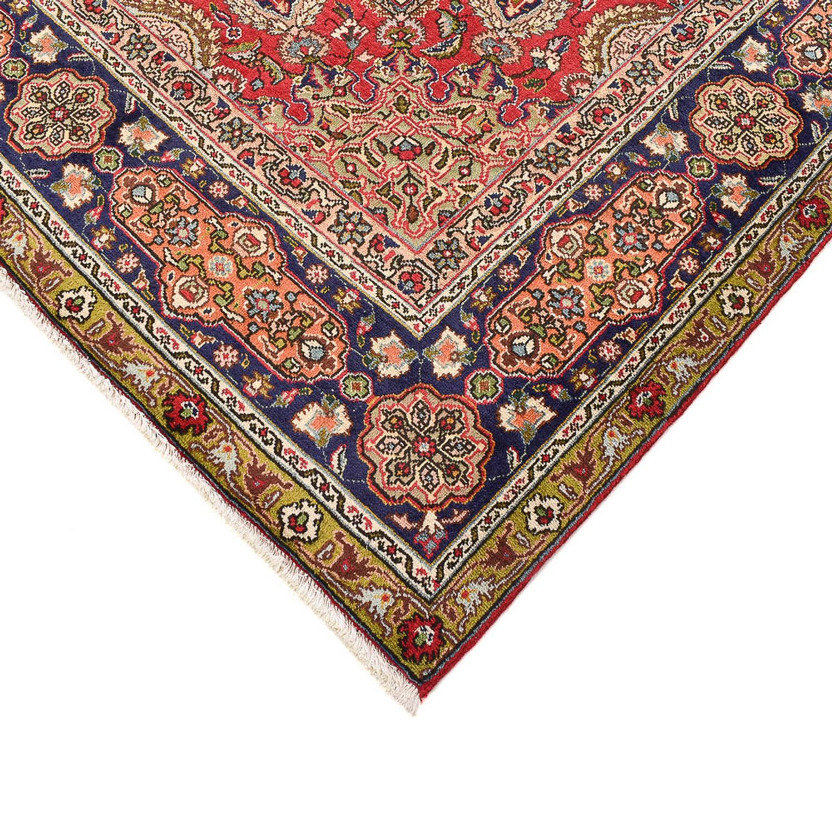 Alfombra Persa - Tabriz - Real - 345 x 261 cm - rojo