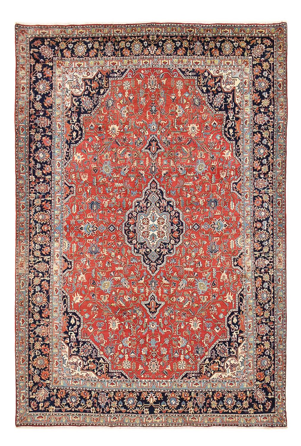 Alfombra Persa - Tabriz - Real - 370 x 250 cm - rojo