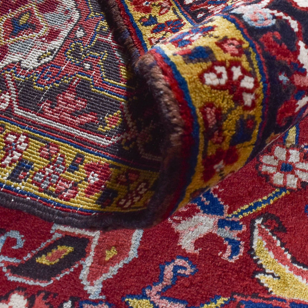 Alfombra persa - Nómada - 335 x 255 cm - rojo burdeos