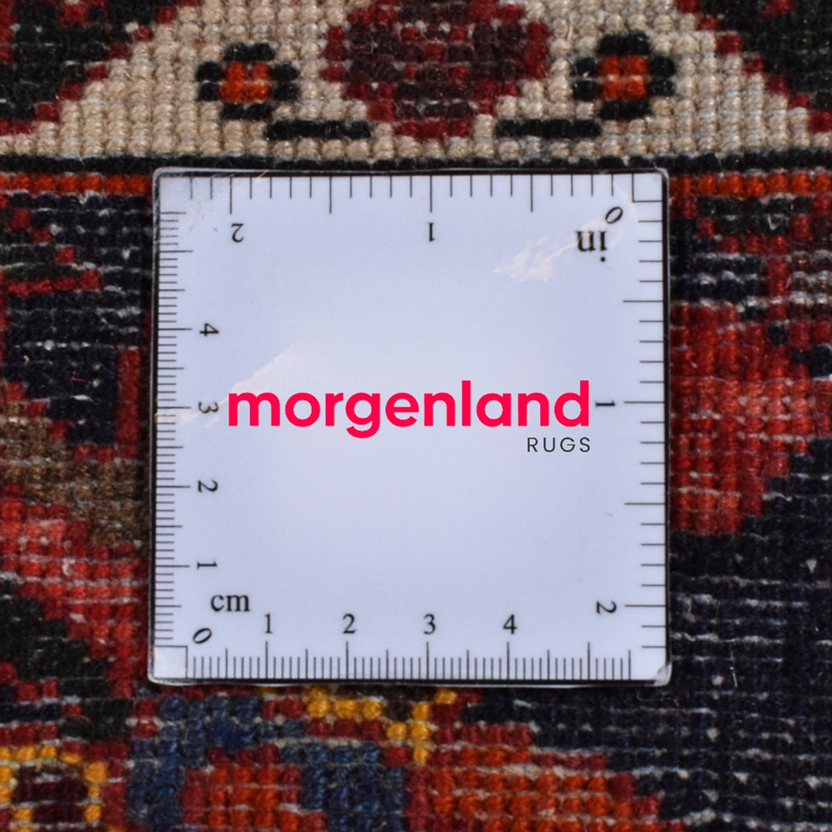 Alfombra persa - Nómada - 313 x 203 cm - rojo oscuro