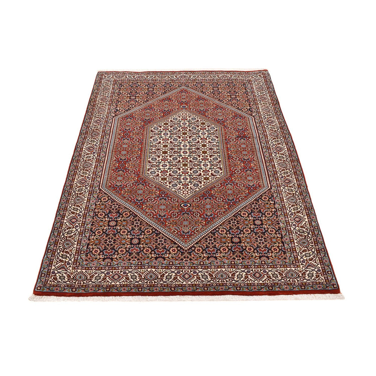 Alfombra persa - Bidjar - 214 x 147 cm - óxido