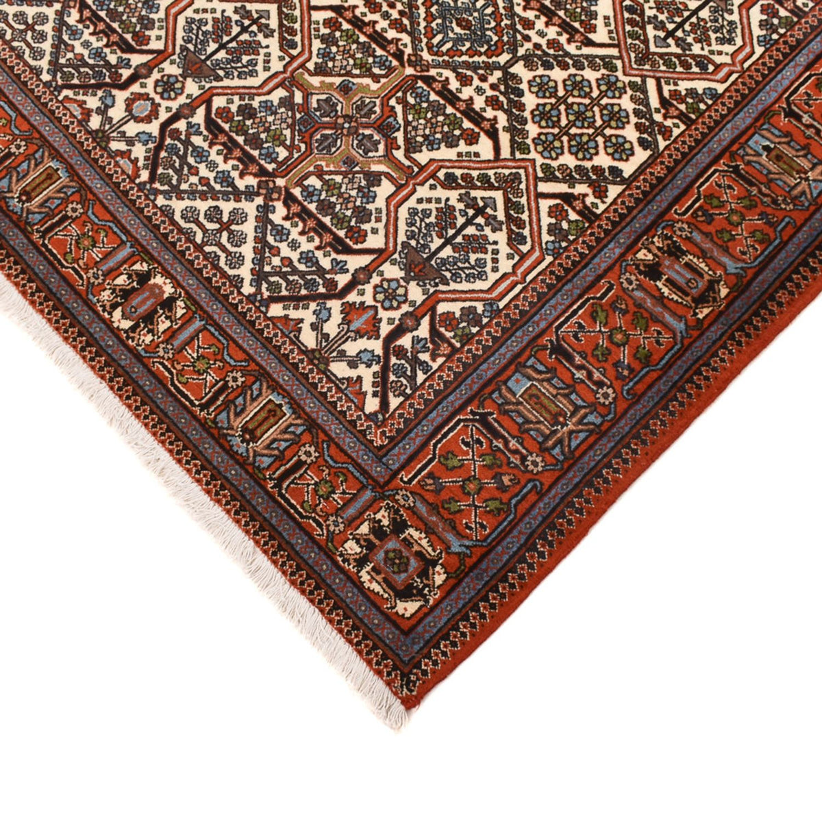 Alfombra persa - Nómada - 258 x 166 cm - crema