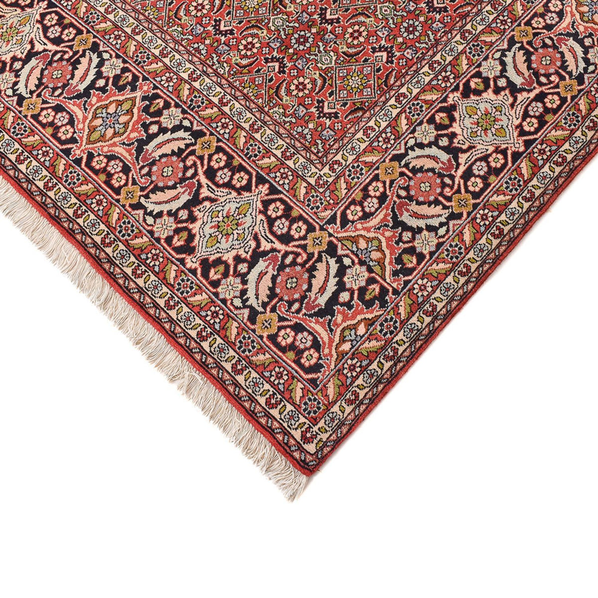 Alfombra persa - Bidjar - 403 x 301 cm - rojo burdeos