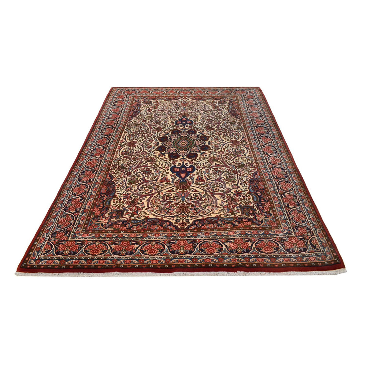 Alfombra persa - Bidjar - 285 x 210 cm - arena