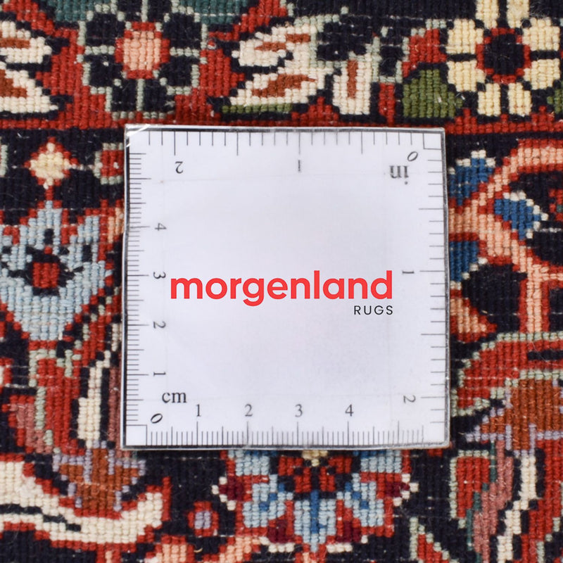 Alfombra de pasillo Alfombra persa - Bidjar - 388 x 157 cm - óxido