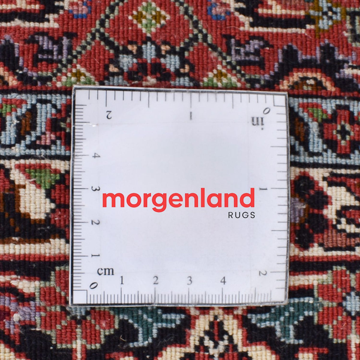 Alfombra de pasillo Alfombra persa - Bidjar - 393 x 152 cm - óxido