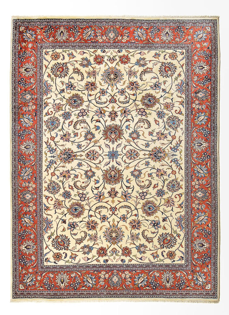 Alfombra persa - Clásica - 350 x 259 cm - arena
