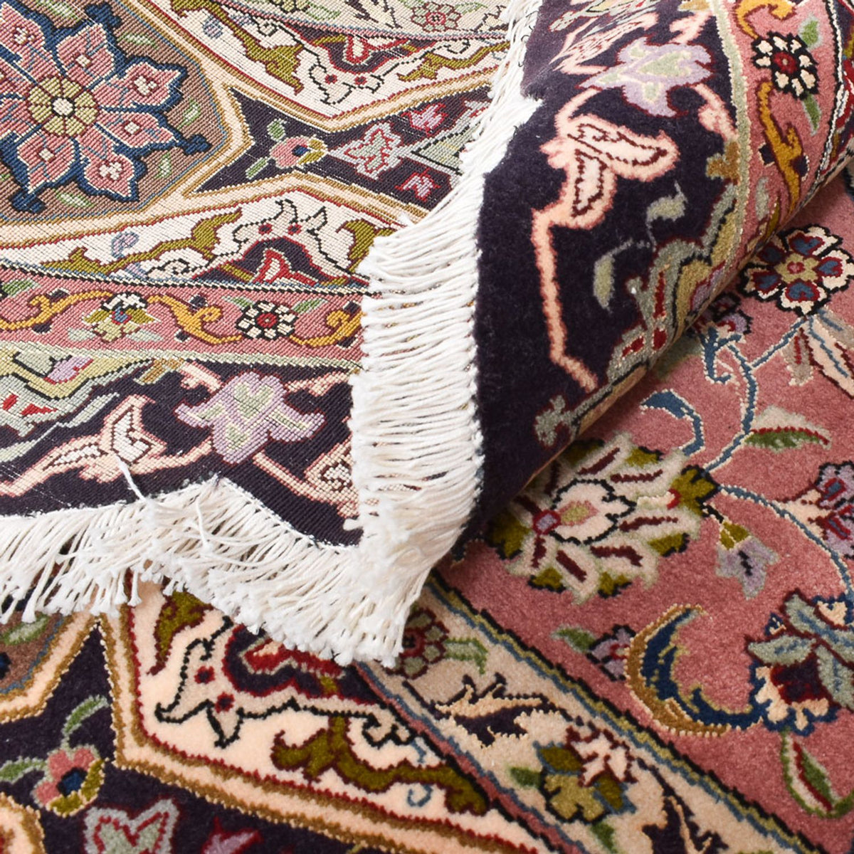 Alfombra Persa - Tabriz - Real redondo  - 250 x 250 cm - multicolor