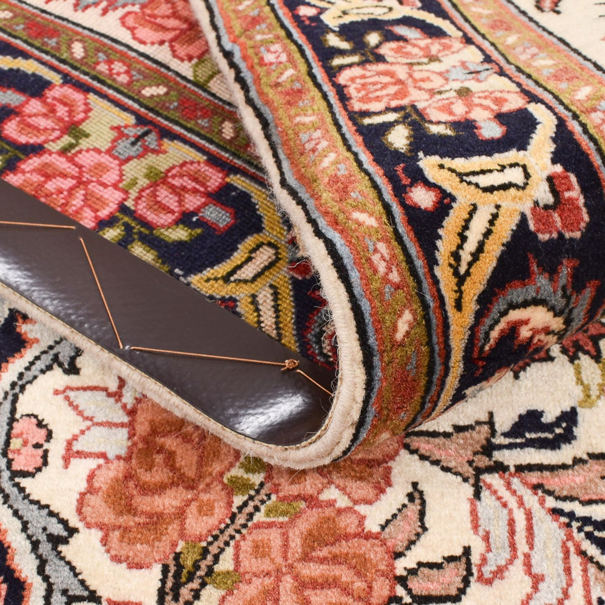 Alfombra de pasillo Alfombra persa - Bidjar - 313 x 76 cm - beige