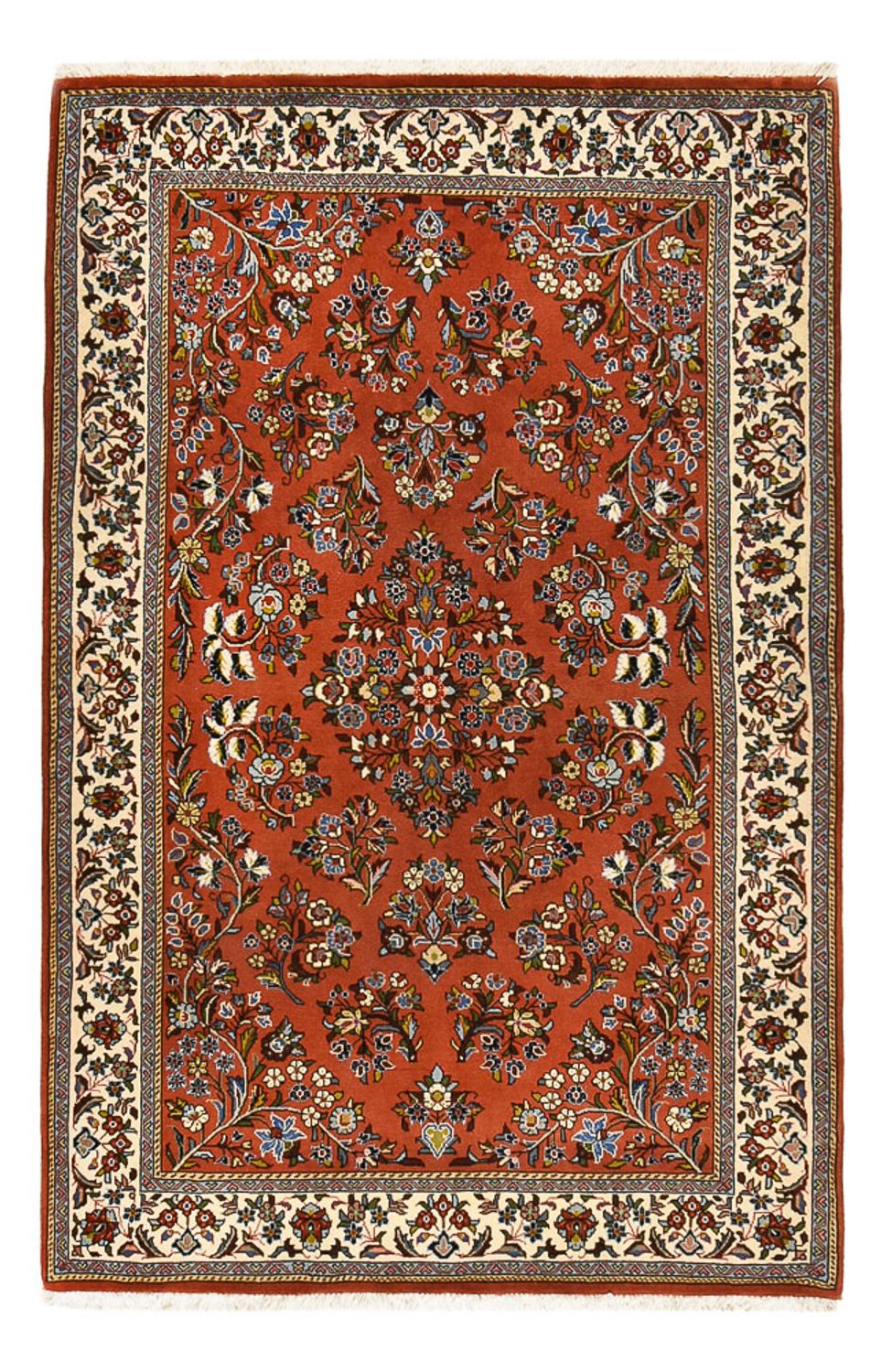Alfombra persa - Clásica - 197 x 130 cm - rojo