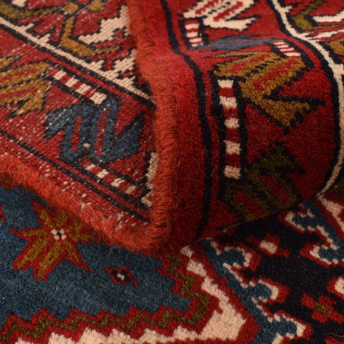 Alfombra de pasillo Alfombra persa - Nómada - 388 x 92 cm - rojo burdeos
