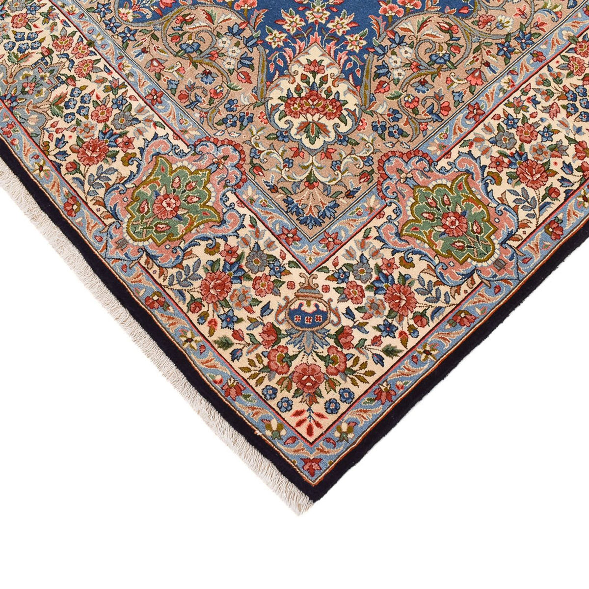 Alfombra persa - Real - 280 x 182 cm - azul