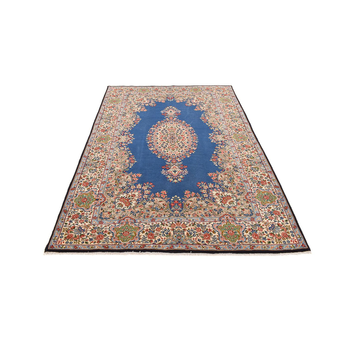 Alfombra persa - Real - 280 x 182 cm - azul