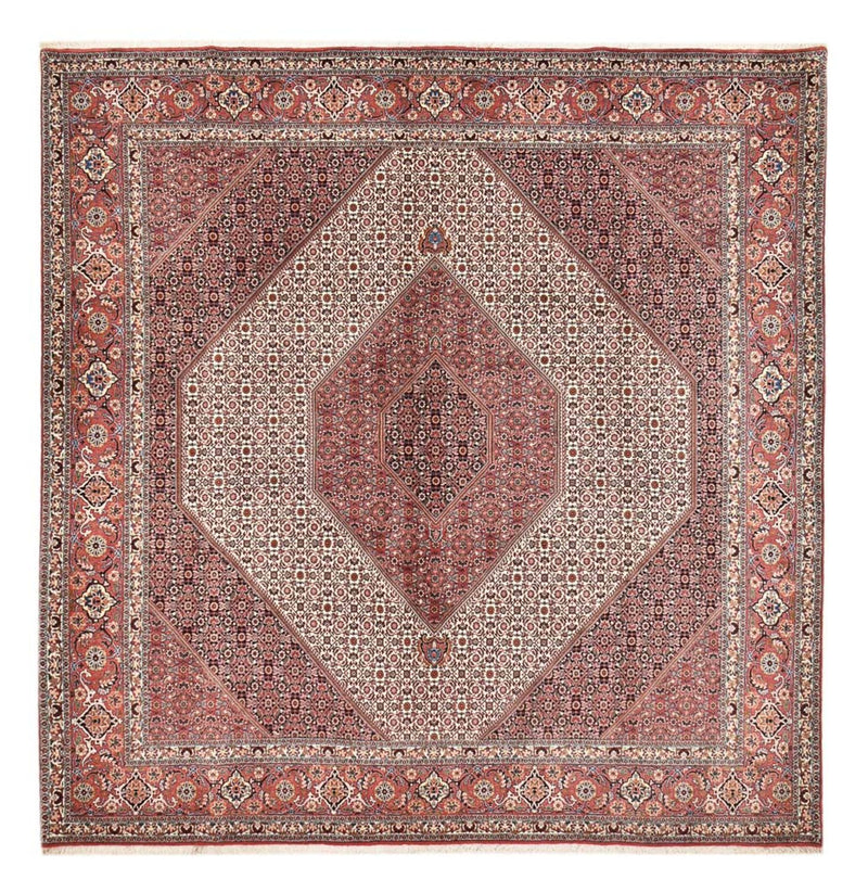 Alfombra persa - Bidjar cuadrado  - 307 x 300 cm - óxido