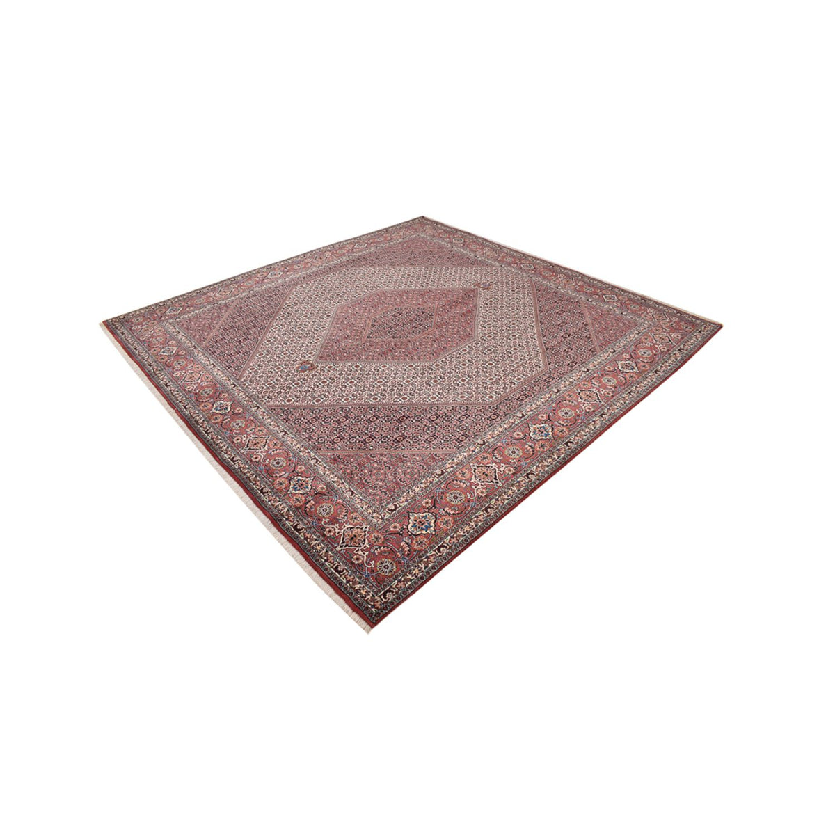 Alfombra persa - Bidjar cuadrado  - 307 x 300 cm - óxido