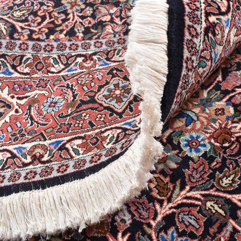 Alfombra persa - Bidjar - 240 x 240 cm - rojo oscuro