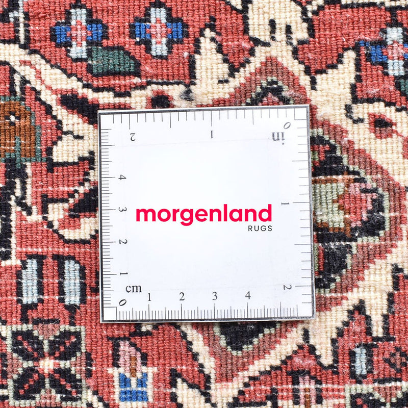 Alfombra persa - Bidjar - 240 x 240 cm - rojo oscuro