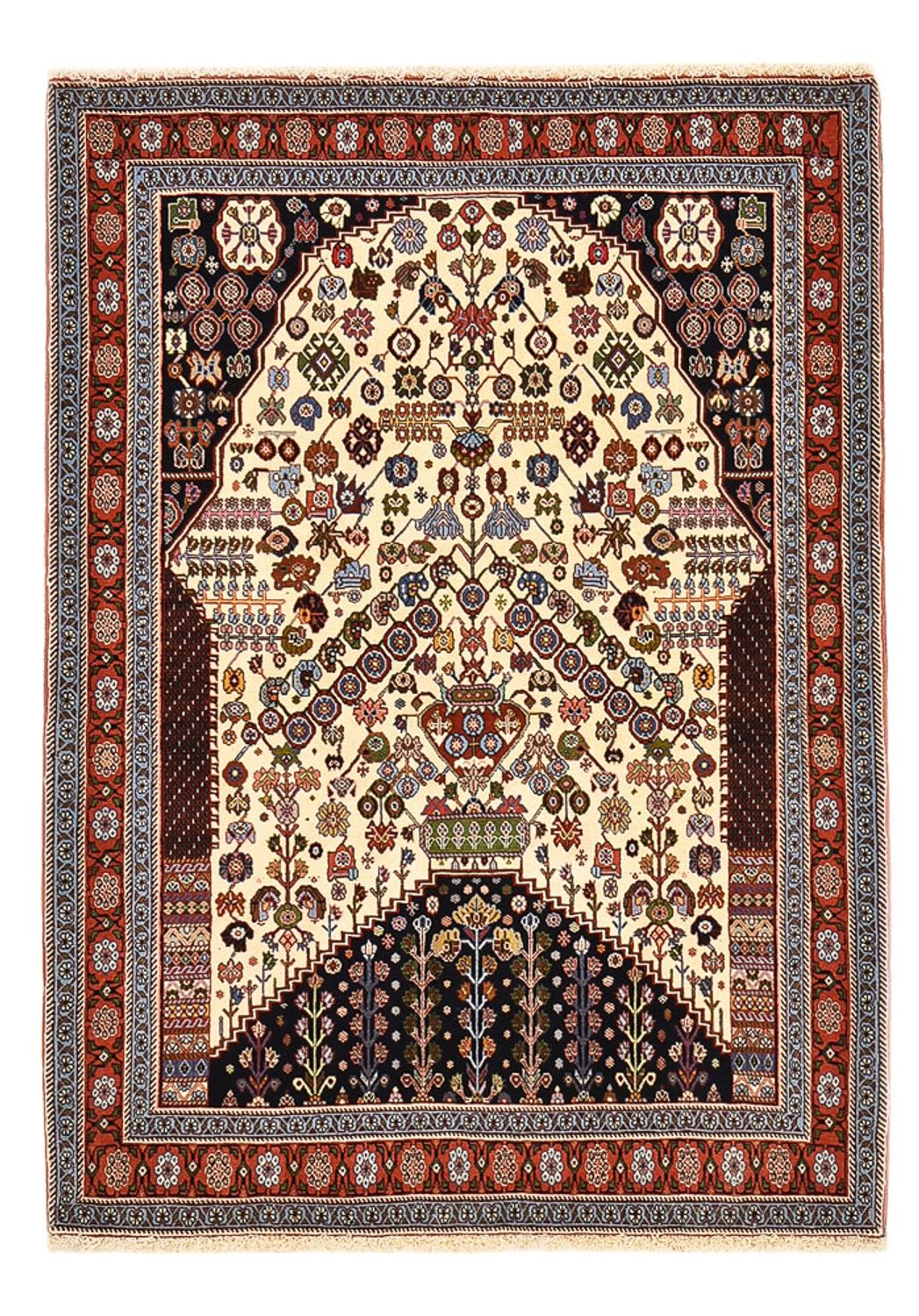 Alfombra Gabbeh - Persa Kashkuli - 160 x 112 cm - multicolor
