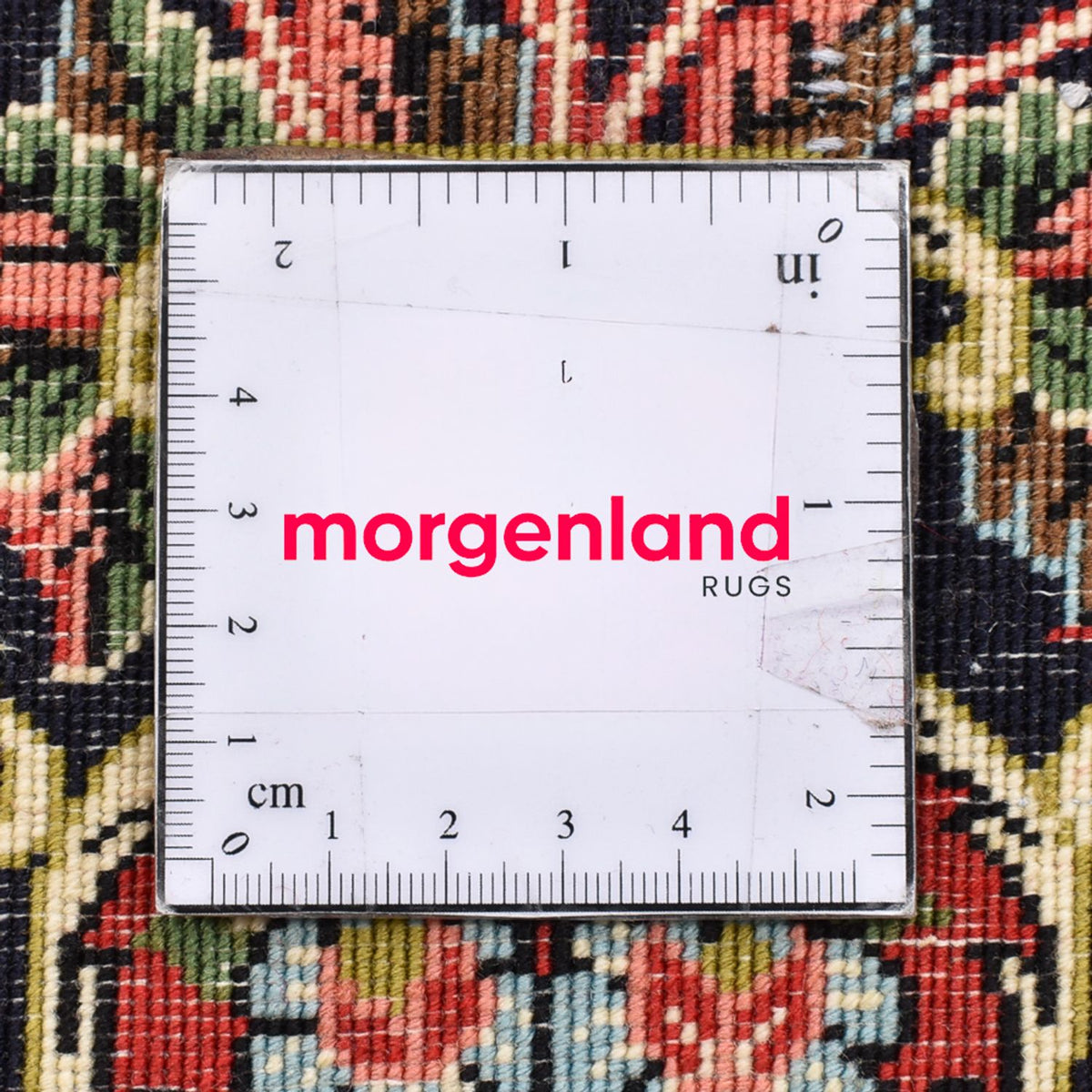 Alfombra persa - Ghom - 79 x 55 cm - multicolor