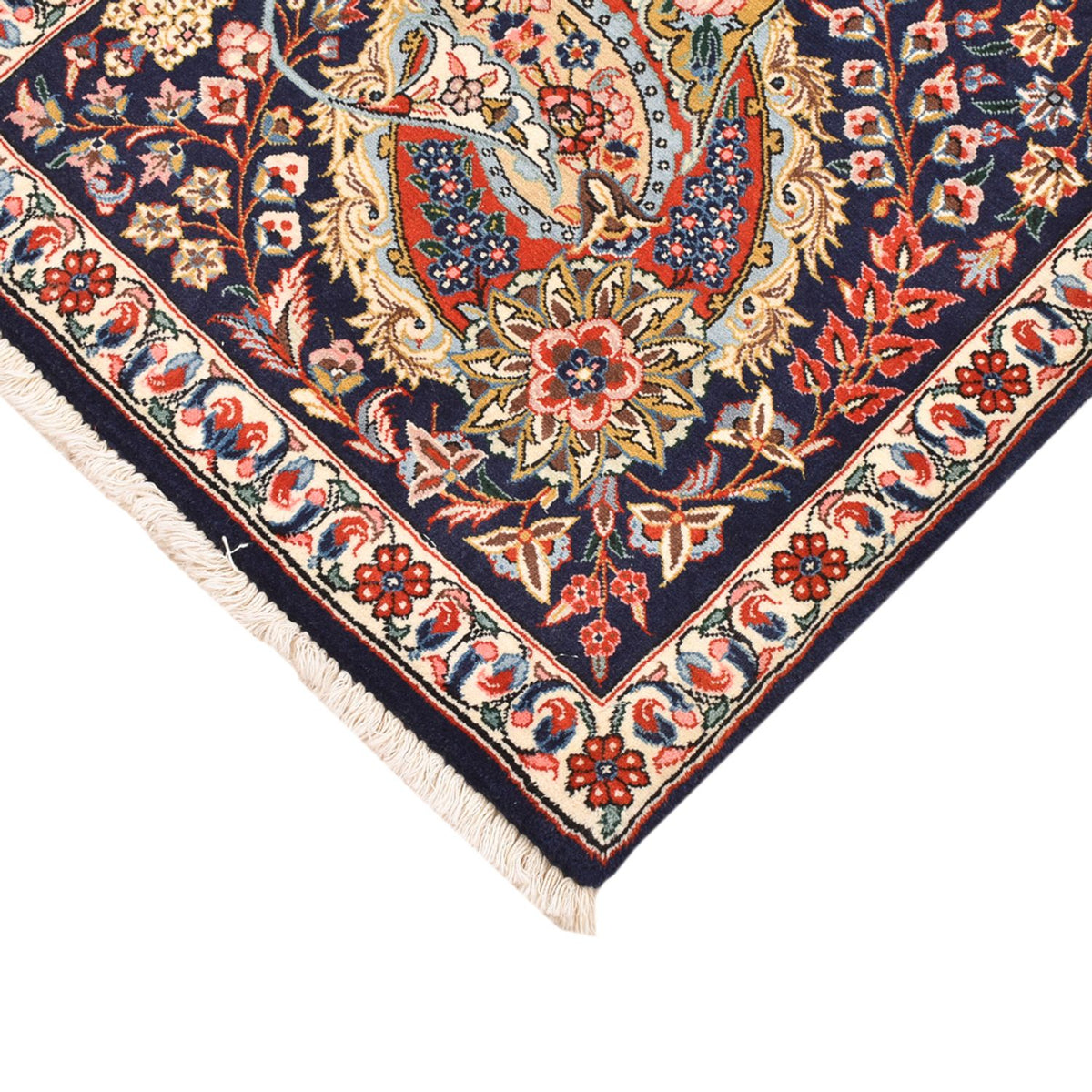 Alfombra persa - Ghom - 84 x 64 cm - multicolor