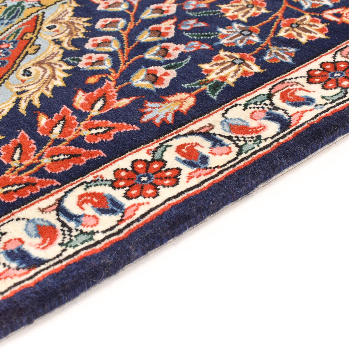 Alfombra persa - Ghom - 84 x 64 cm - multicolor
