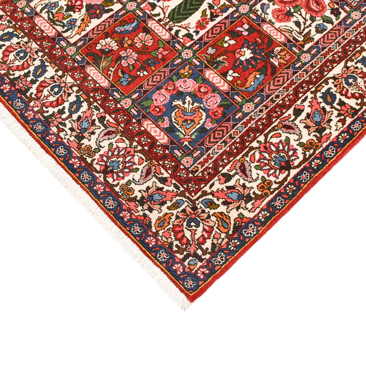 Alfombra persa - Nómada - 208 x 133 cm - multicolor