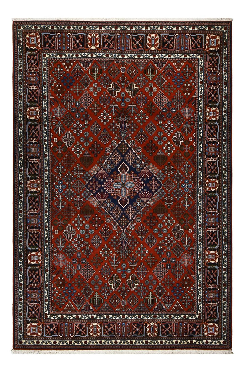 Alfombra persa - Nómada - 302 x 203 cm - rojo oscuro