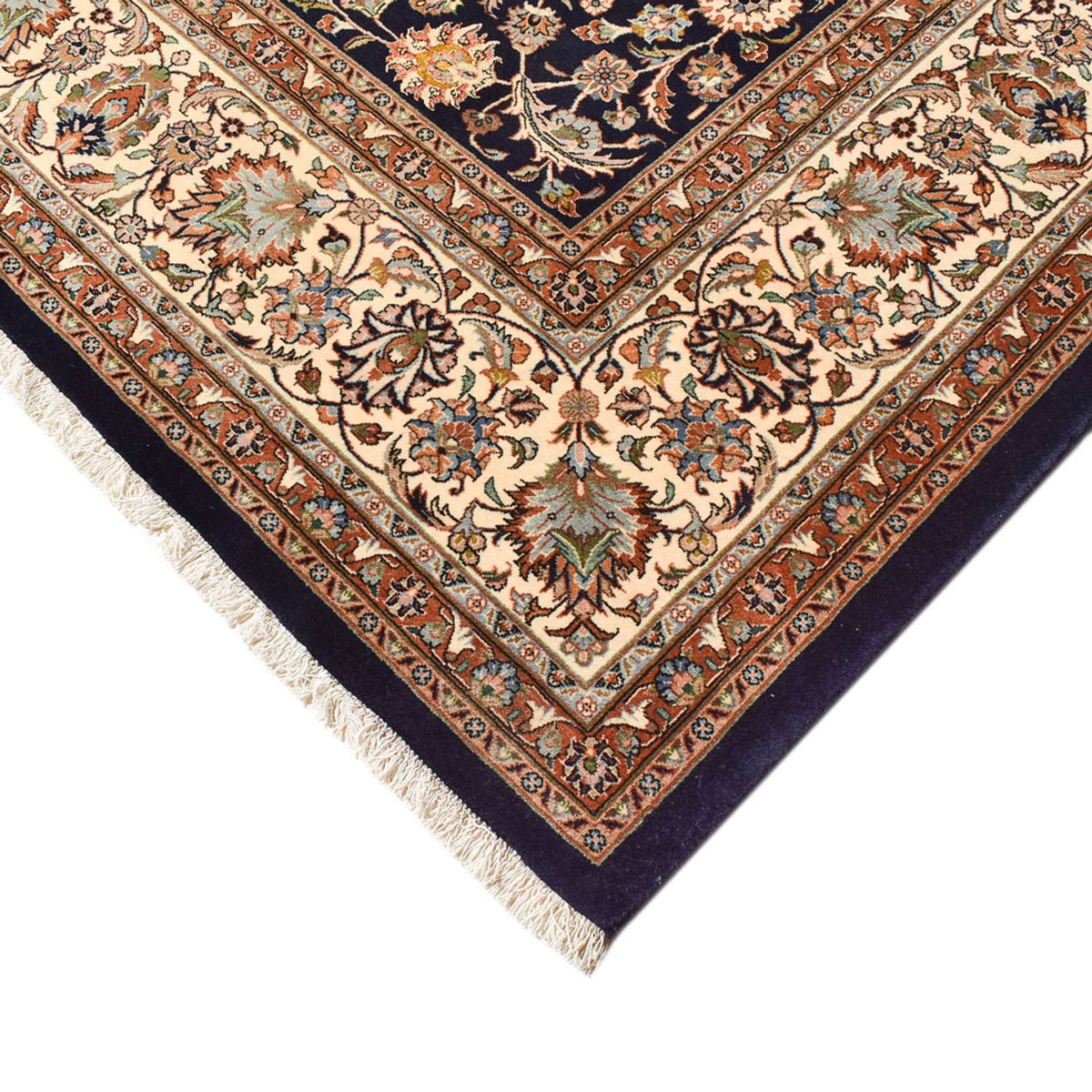 Alfombra persa - Clásica - Real - 396 x 300 cm - azul oscuro