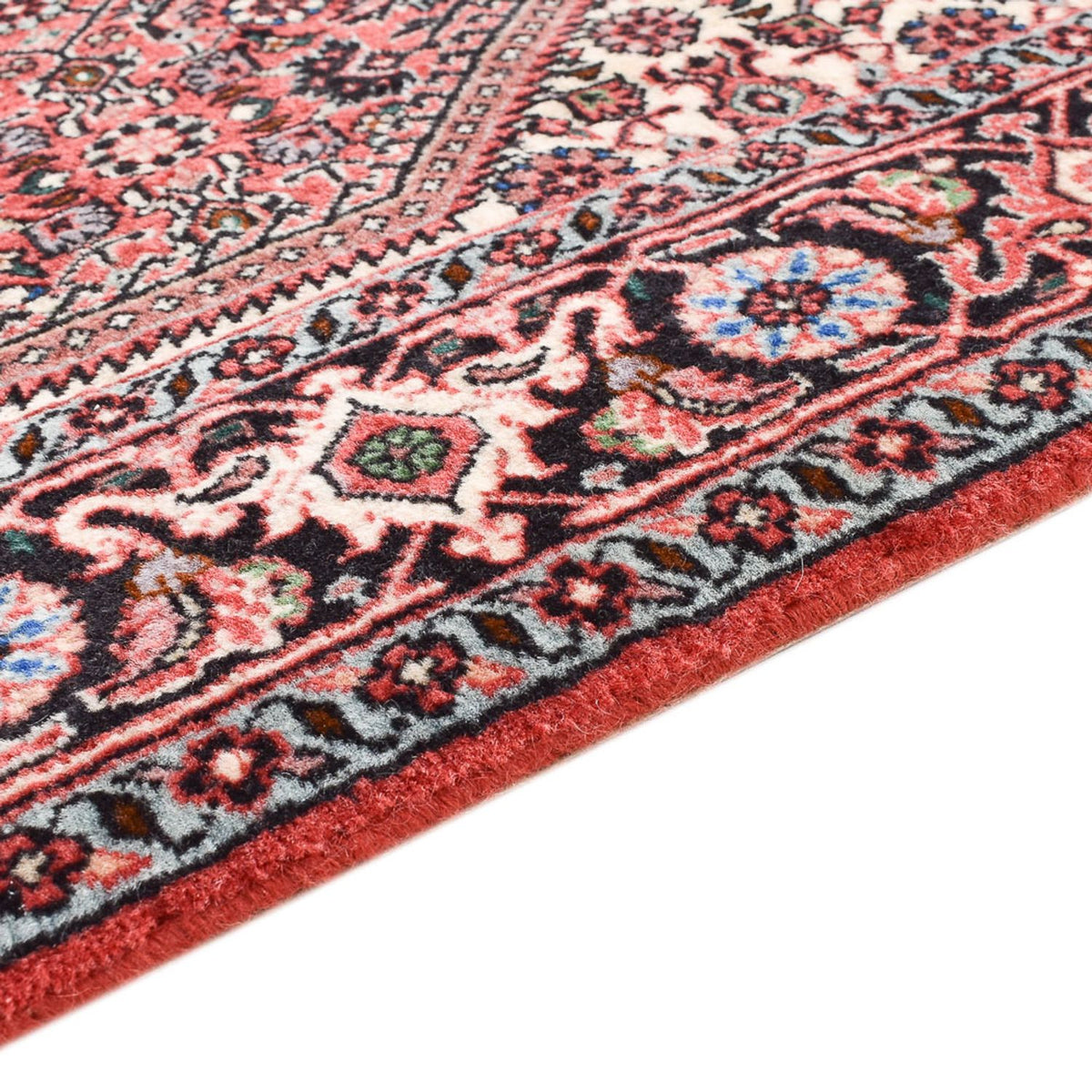 Alfombra de pasillo Alfombra persa - Bidjar - 298 x 72 cm - óxido