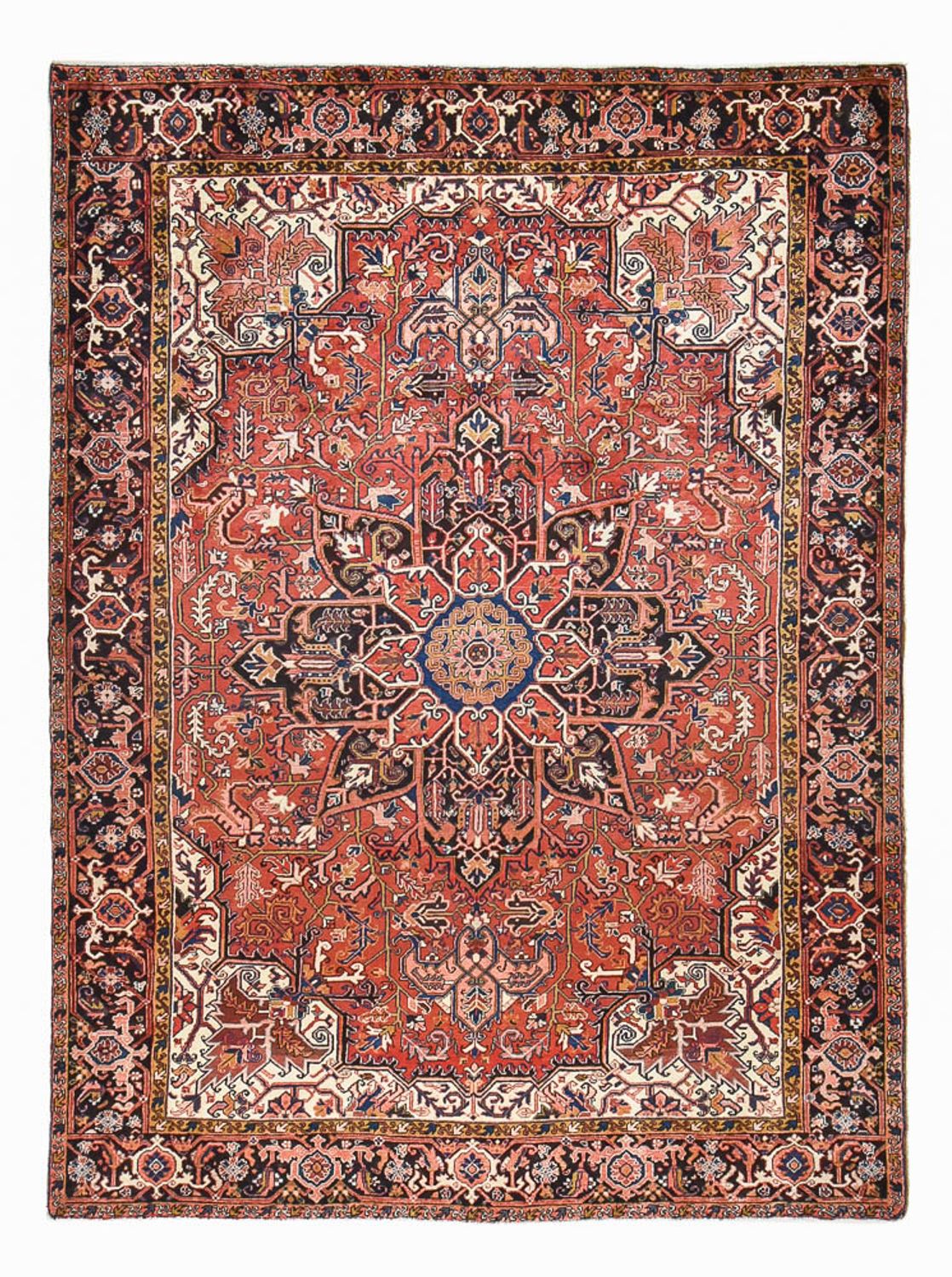 Alfombra persa - Nómada - 344 x 256 cm - rojo claro
