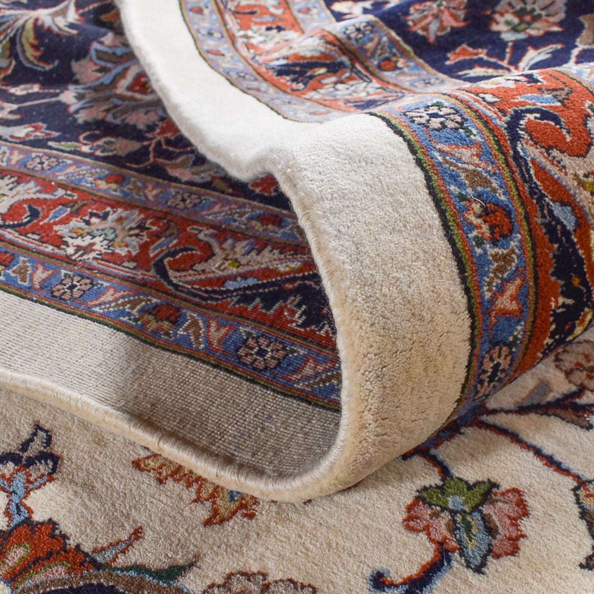 Alfombra persa - Clásica - Real - 575 x 394 cm - crema