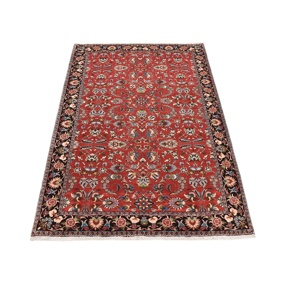 Alfombra persa - Bidjar - 210 x 130 cm - rojo