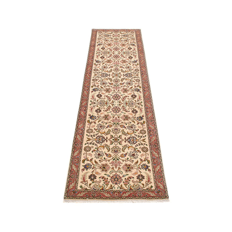 Alfombra de pasillo Alfombra Persa - Tabriz - Real - 286 x 70 cm - beige
