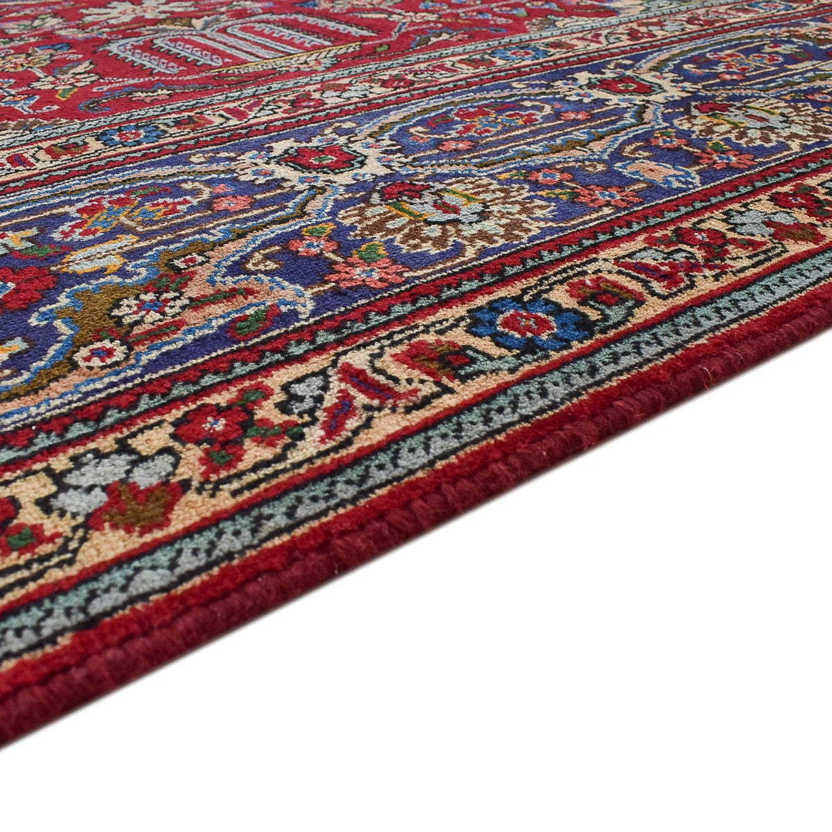 Alfombra Persa - Tabriz - Real - 396 x 298 cm - rojo