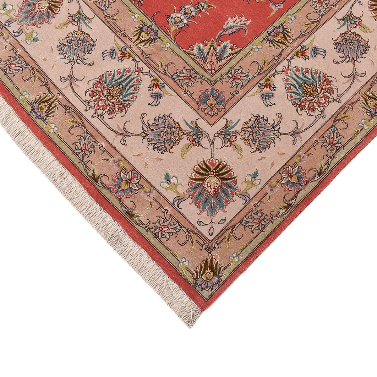Alfombra Persa - Tabriz - Real - 309 x 242 cm - rojo