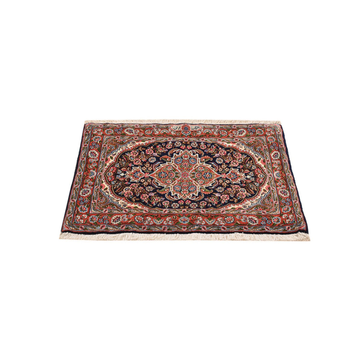 Alfombra persa - Real - 90 x 60 cm - multicolor