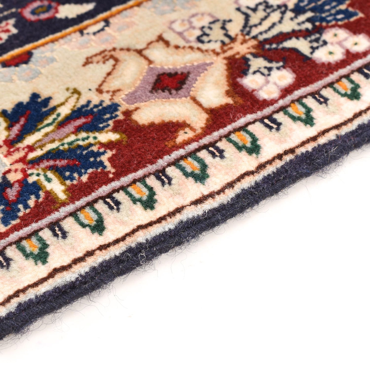 Alfombra Persa - Tabriz - Real - 90 x 60 cm - azul oscuro