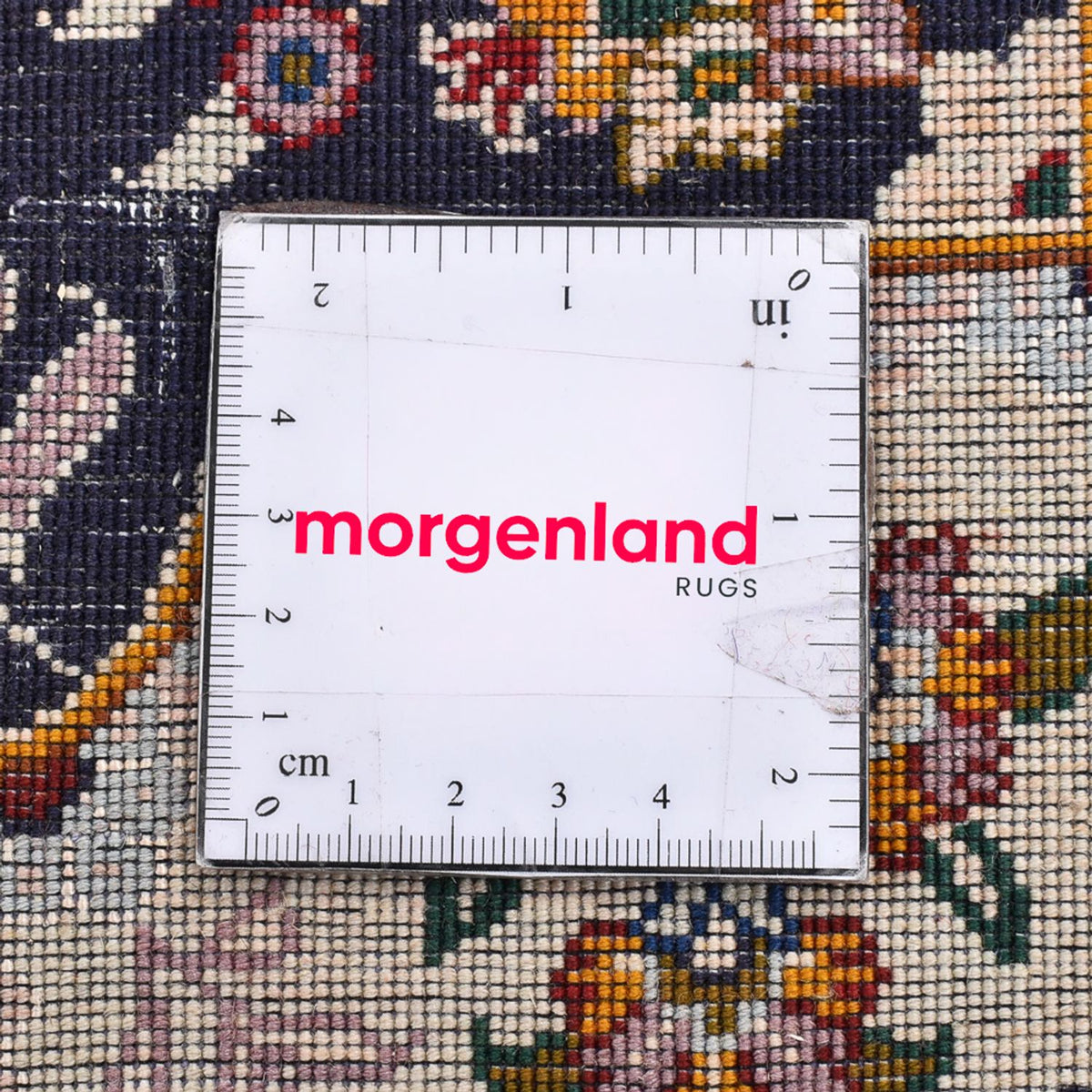 Alfombra Persa - Tabriz - Real - 90 x 60 cm - azul oscuro