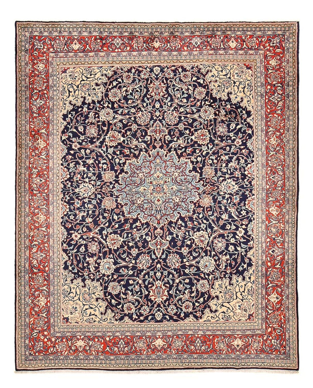 Alfombra persa - Clásica - 308 x 253 cm - azul oscuro