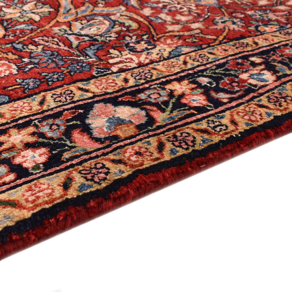 Alfombra persa - Bidjar - 225 x 132 cm - rojo