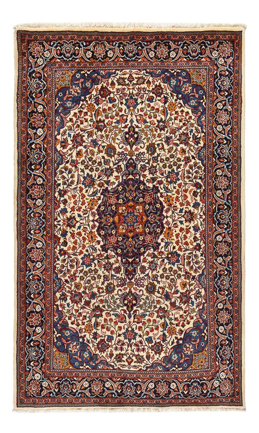 Alfombra persa - Clásica - 217 x 134 cm - beige claro